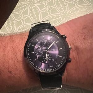 Black and Silver Men's Watch